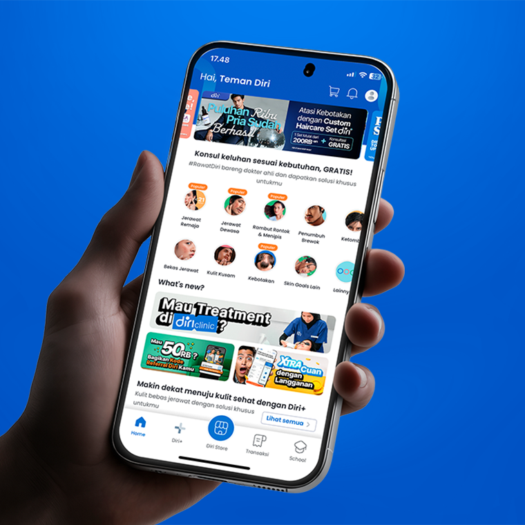  <span class="lte-header lte-h4"> Experience seamless treatment di rumah & di klinik </span> 